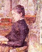  Henri  Toulouse-Lautrec The Reading Room at the Chateau de Malrome oil painting picture wholesale